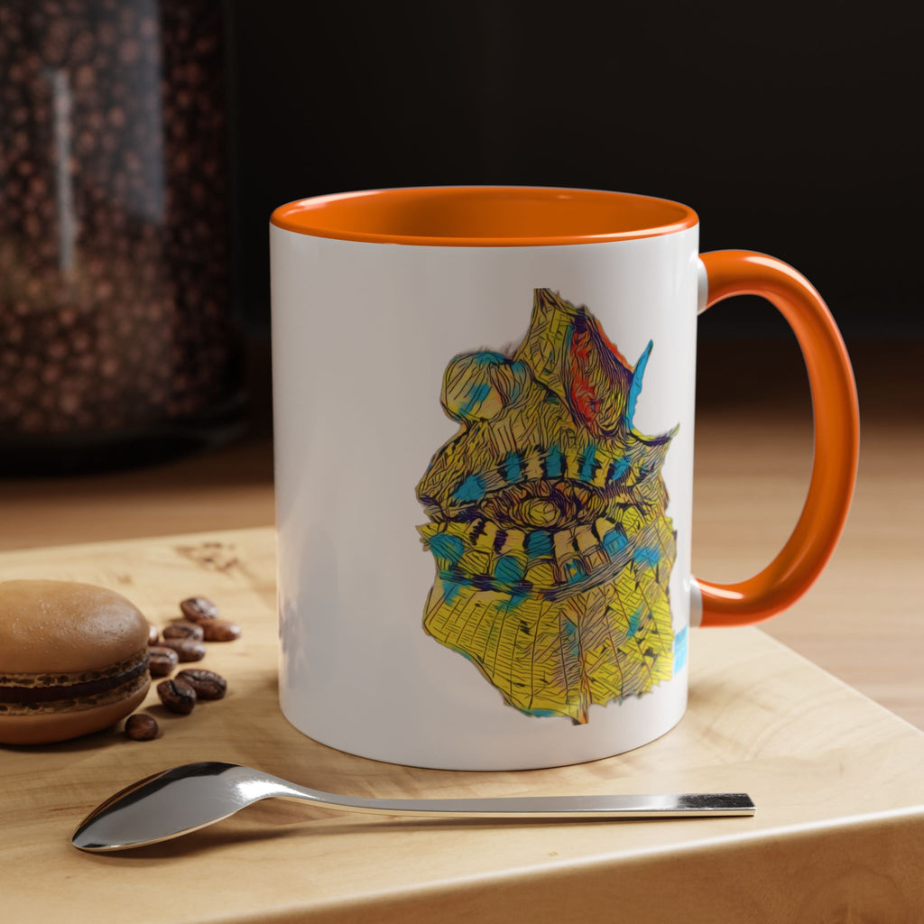 Hypnagogic (Neon) Accent Coffee Mug (11oz, 15oz)