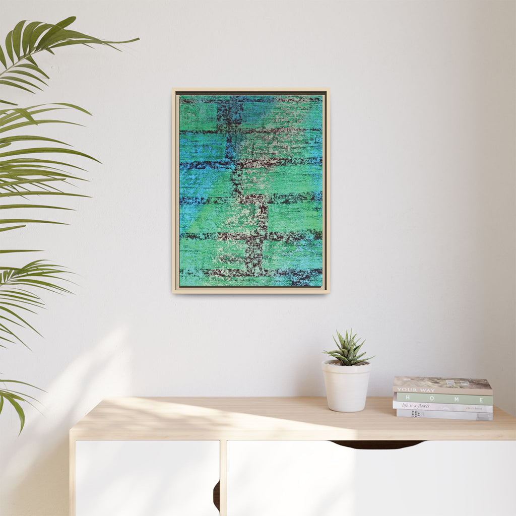 Experiment (V2) Matte Canvas, Framed