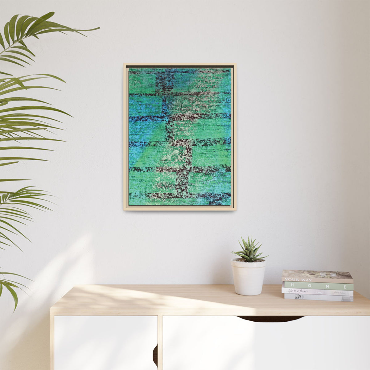 Experiment (V2) Matte Canvas, Framed