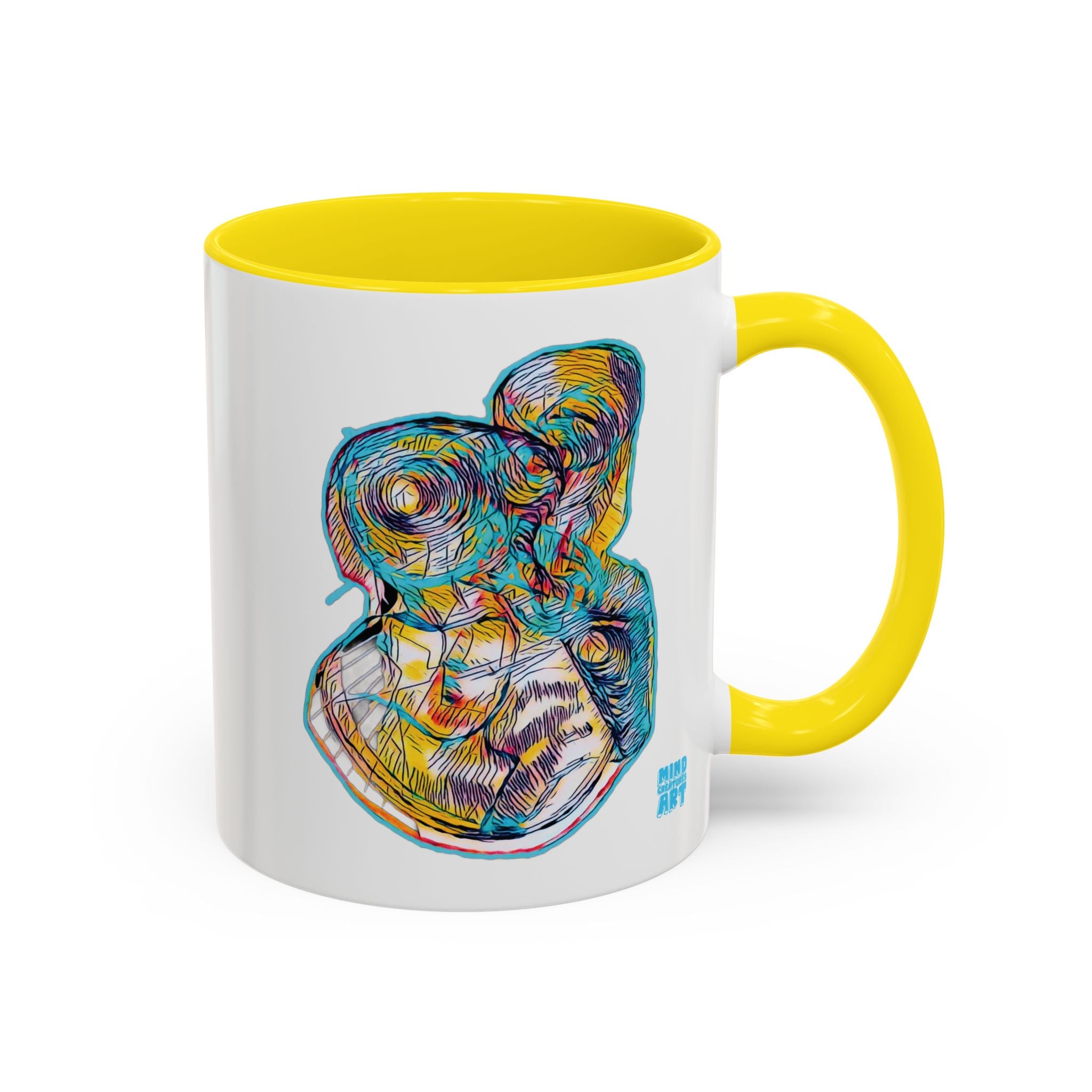 Curiosity (Teal) Accent Coffee Mug (11oz, 15oz)