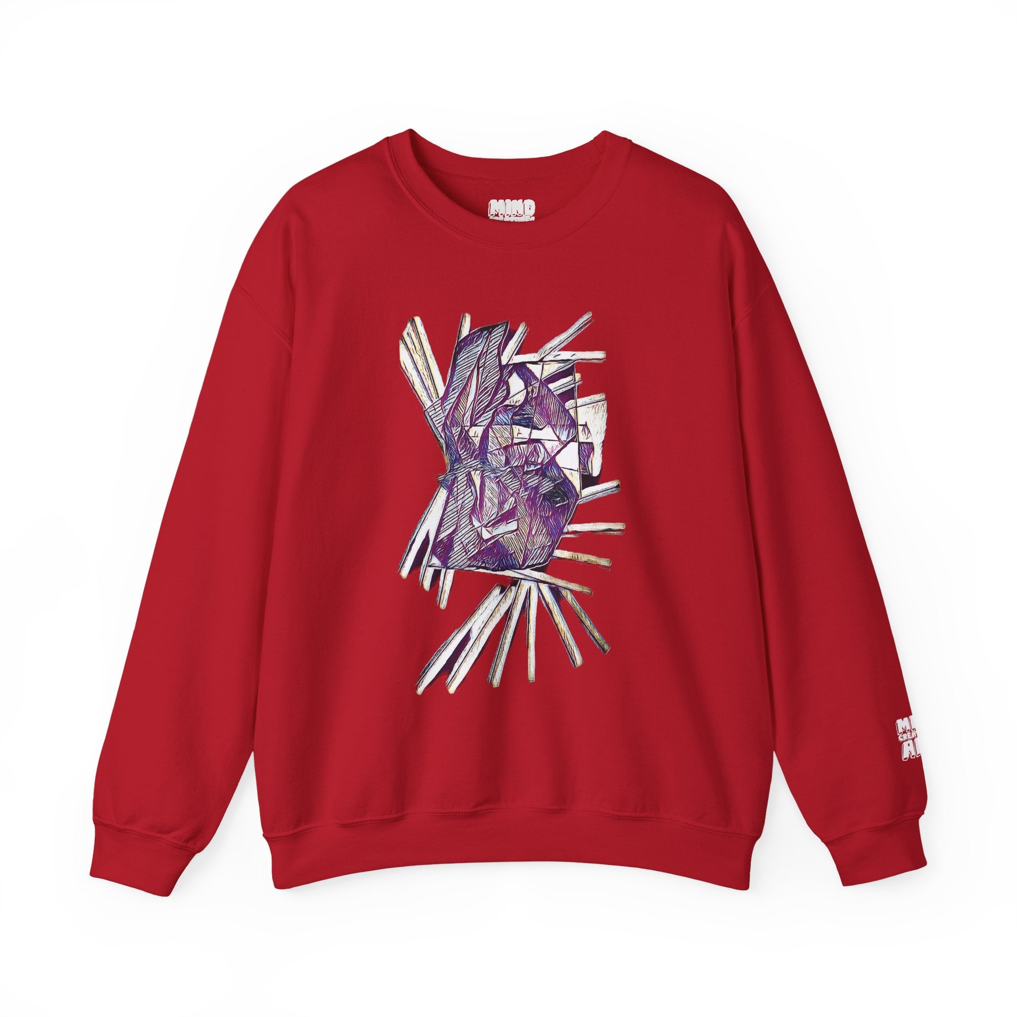 Lightspeed (Purple) Unisex Heavy Blend™ Crewneck Sweatshirt