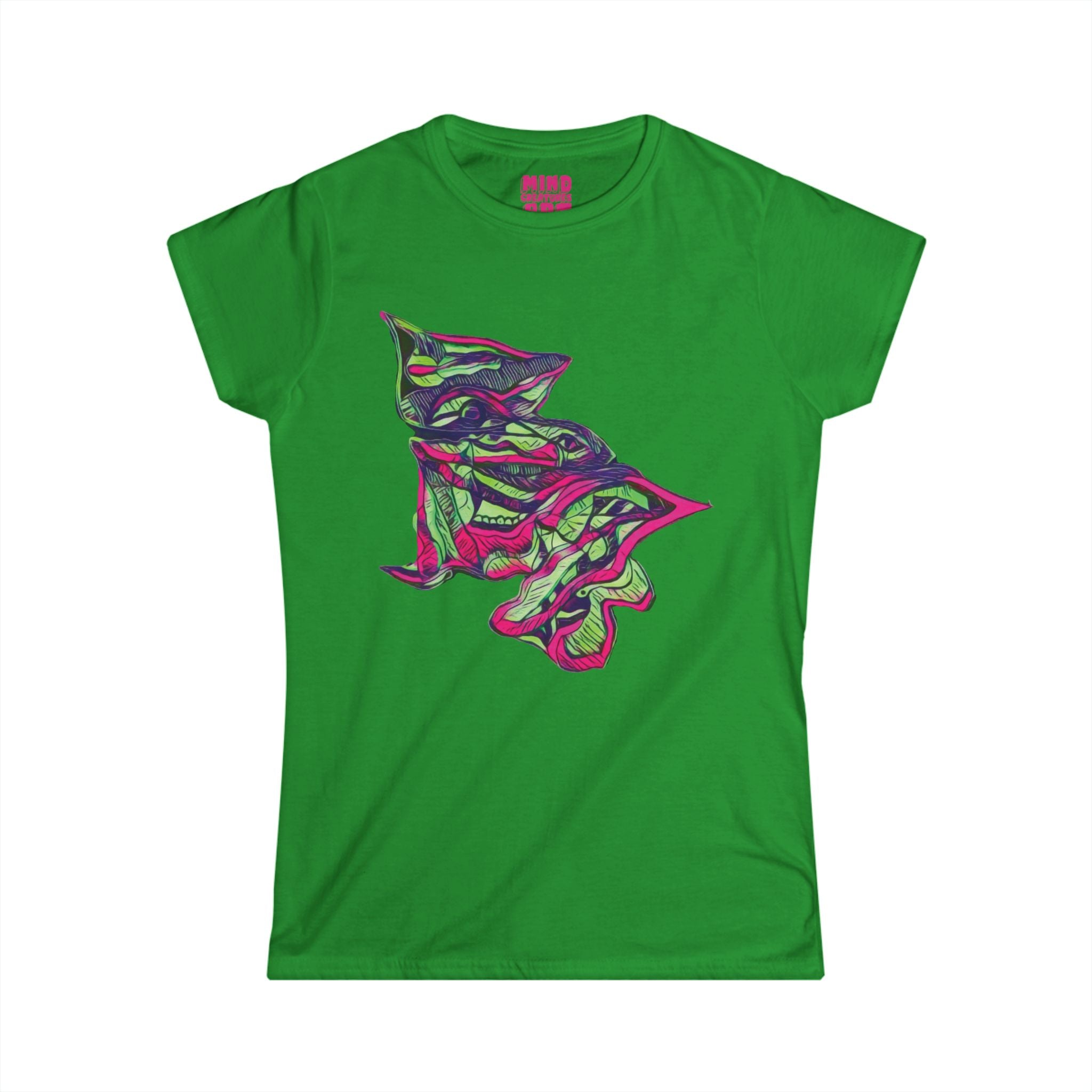 Cheshire (Pink & Green) Women's Softstyle Tee