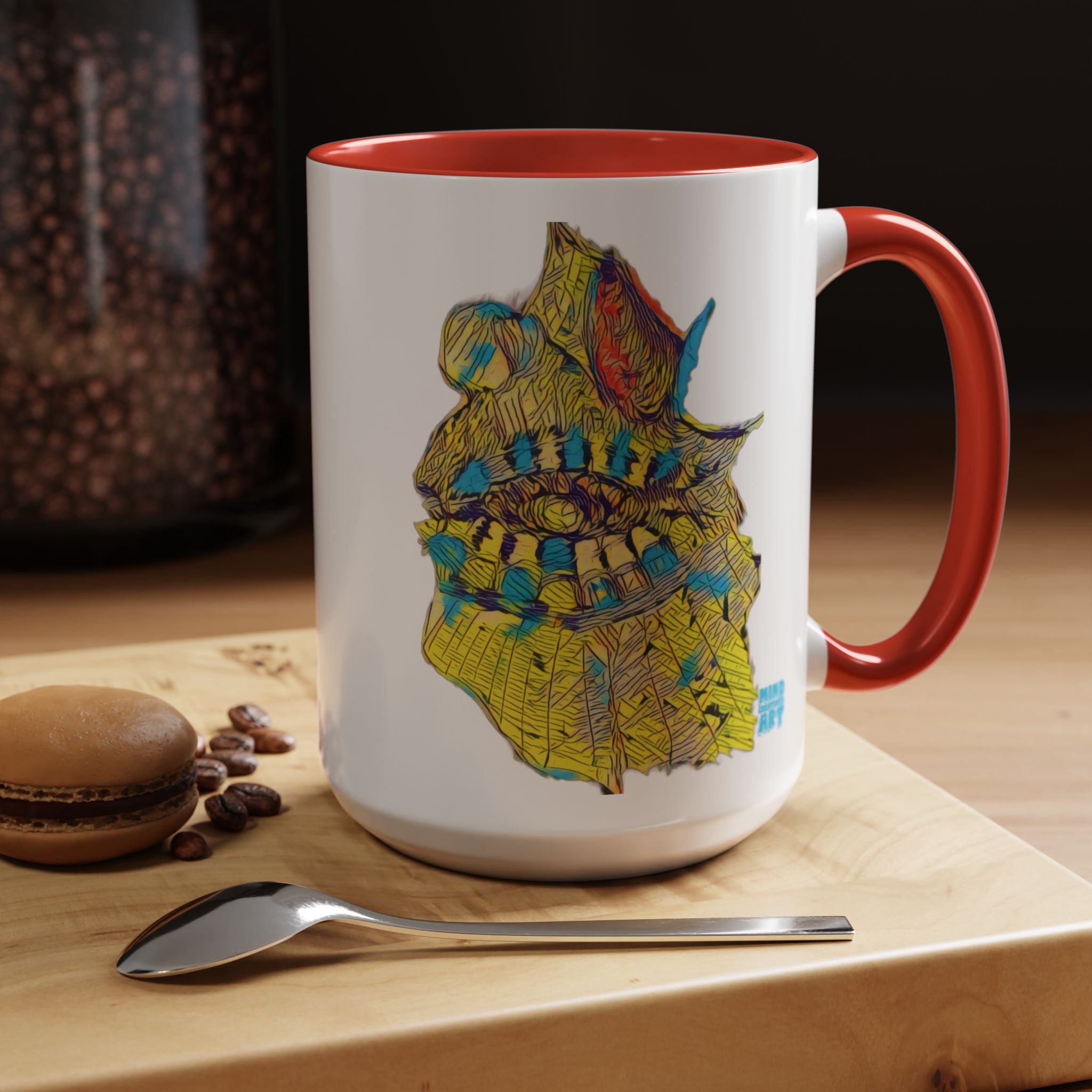 Hypnagogic (Neon) Accent Coffee Mug (11oz, 15oz)