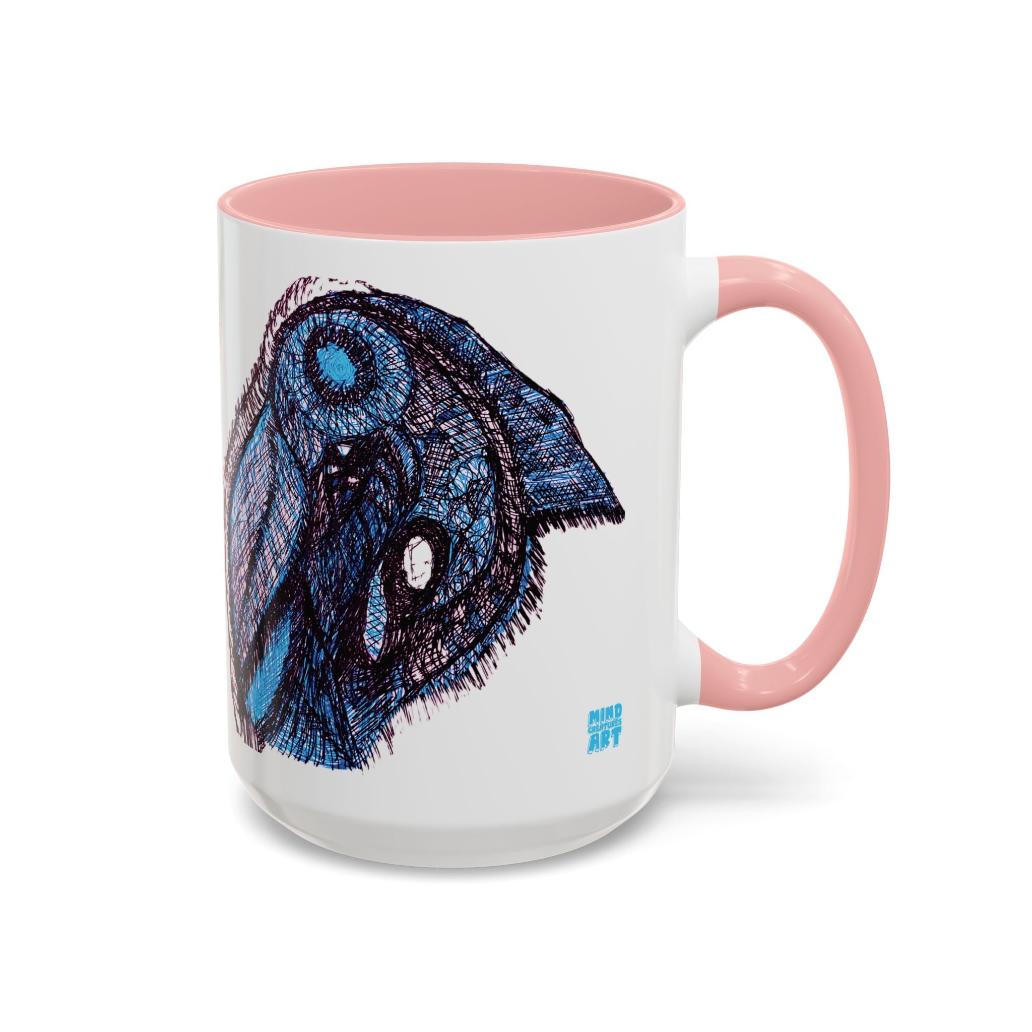 Who Are You? (Blue) Accent Coffee Mug (11oz, 15oz)