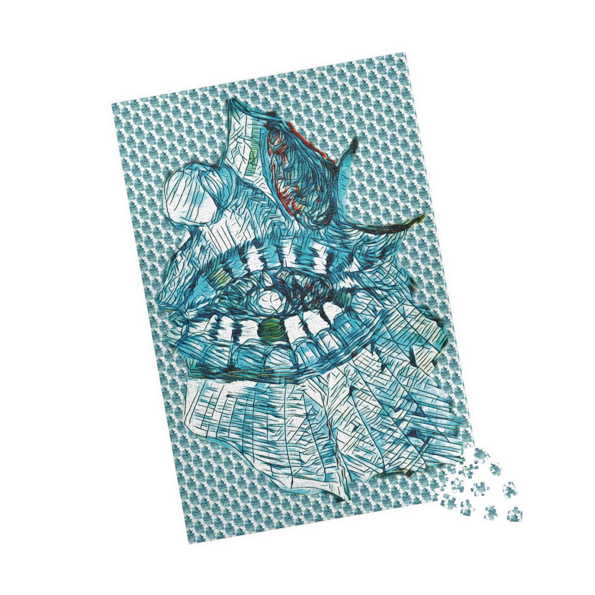 Hypnagogic (Blue) Puzzle (110, 252, 520, 1014-piece)