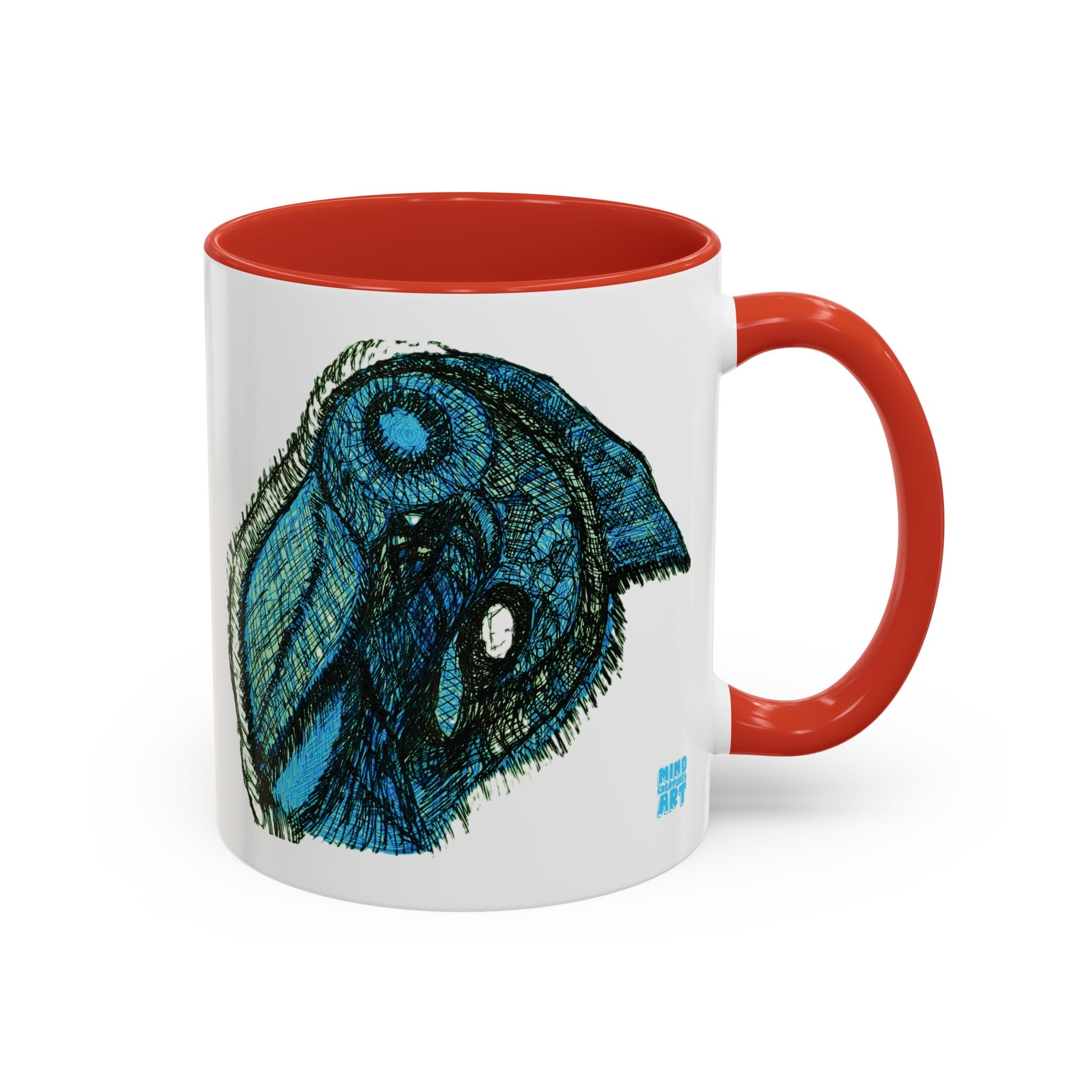 Who Are You? (Teal) Accent Coffee Mug (11oz, 15oz)