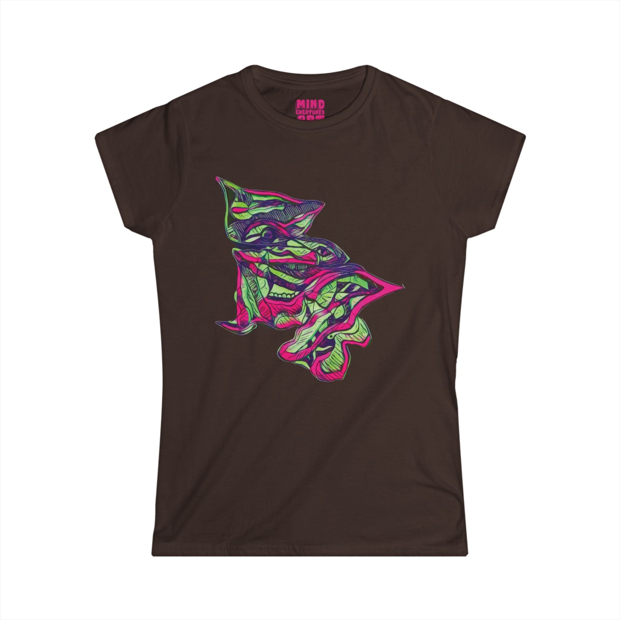 Cheshire (Pink & Green) Women's Softstyle Tee