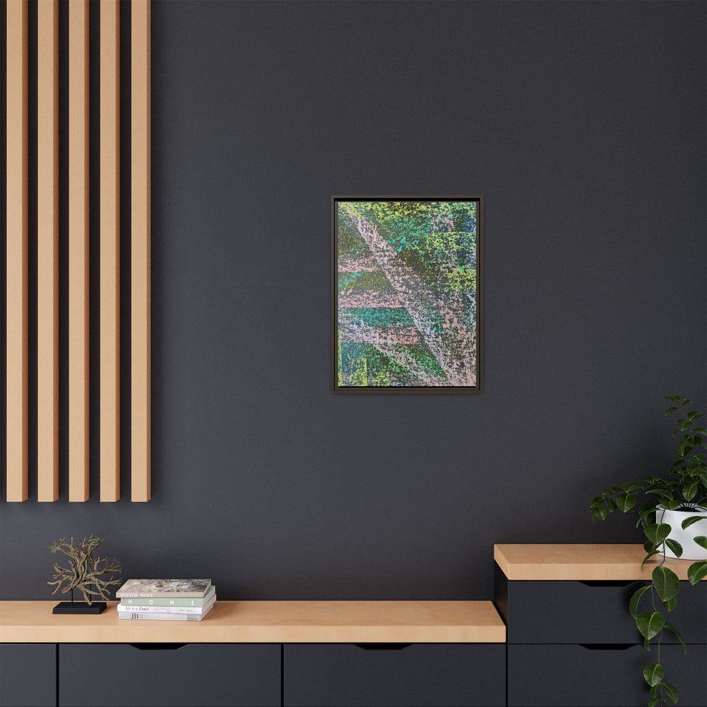 Stream Matte Canvas, Framed