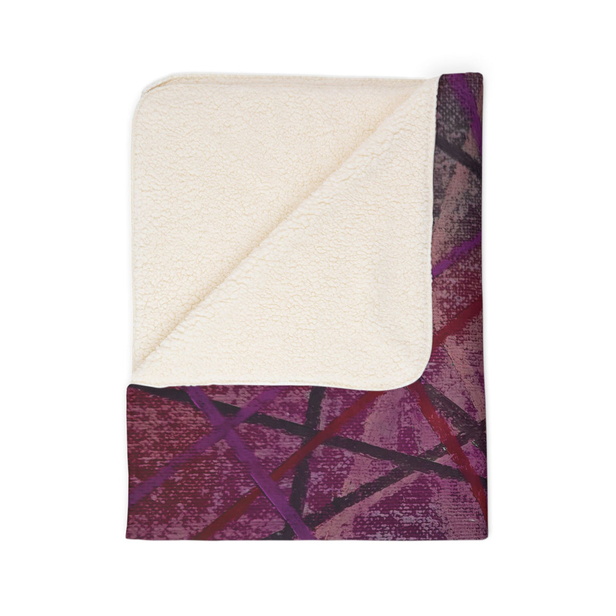 Knots Fleece Sherpa Blanket