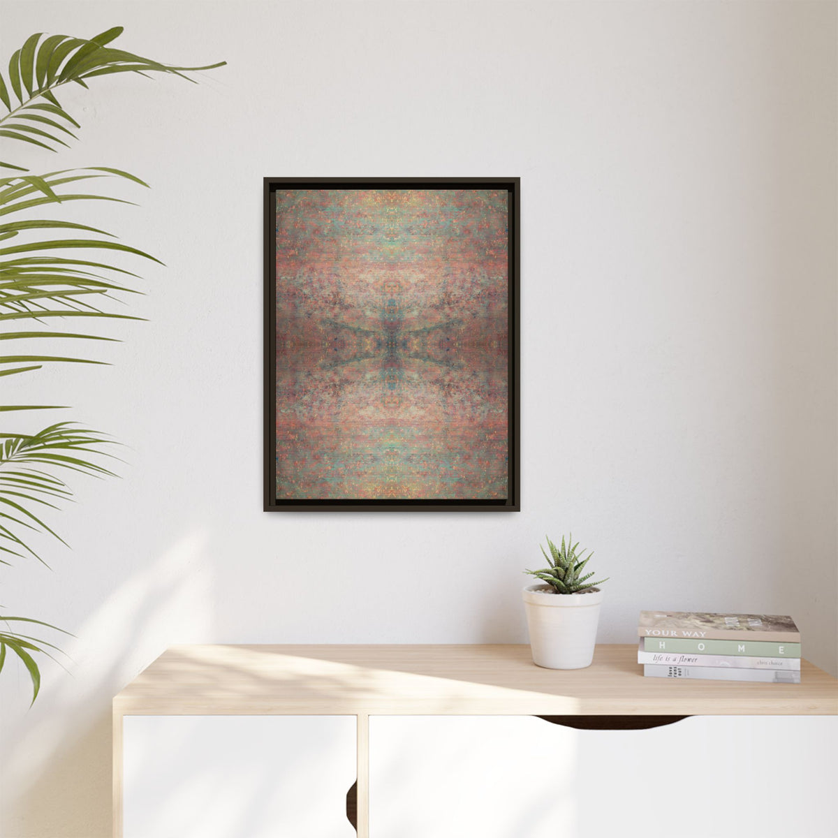 Hourglass Matte Canvas, Framed