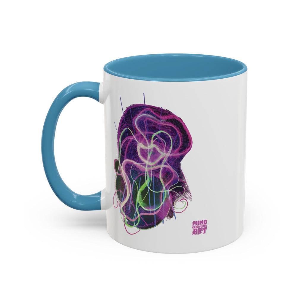Davy Jones (Electric Purple) Accent Coffee Mug (11oz, 15oz)