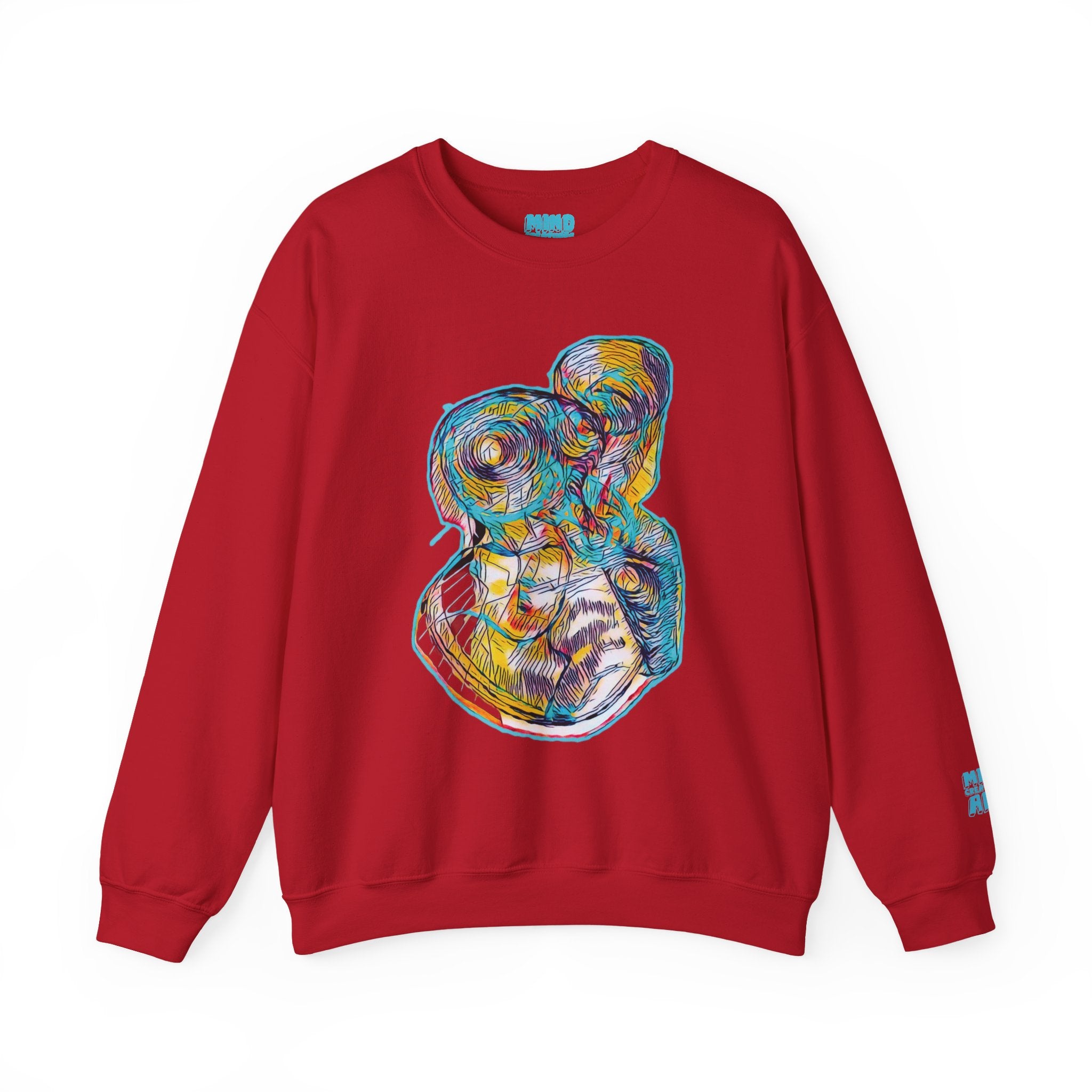 Curiosity (Aqua) Unisex Heavy Blend™ Crewneck Sweatshirt