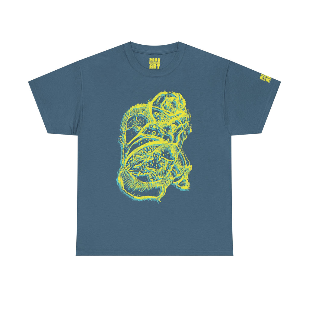 Exploration (Blur, Yellow & Blue) Unisex Heavy Cotton Tee