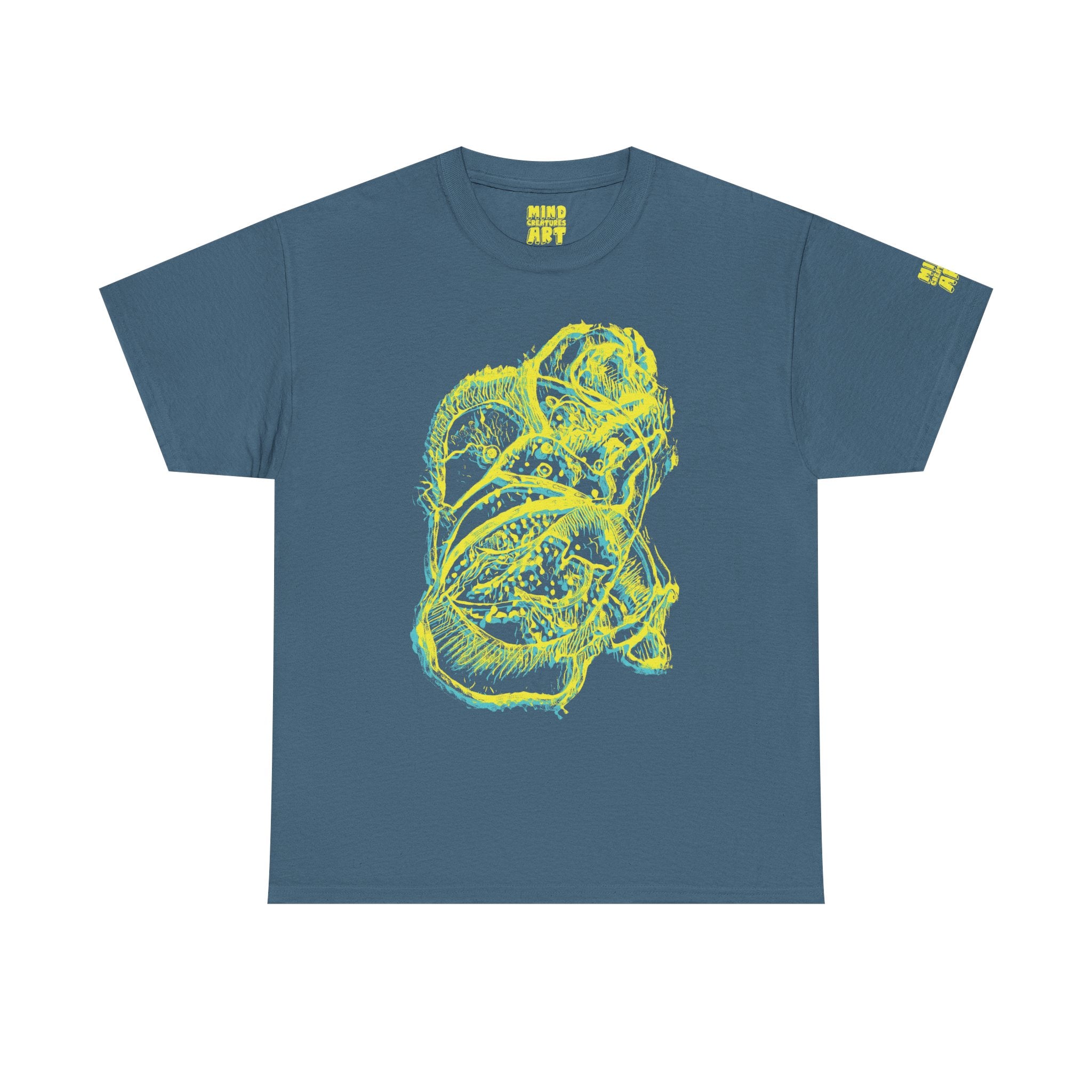 Exploration (Blur, Yellow & Blue) Unisex Heavy Cotton Tee