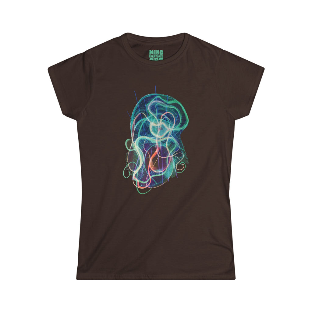 Davy Jones (Electric Teal) Women's Softstyle Tee