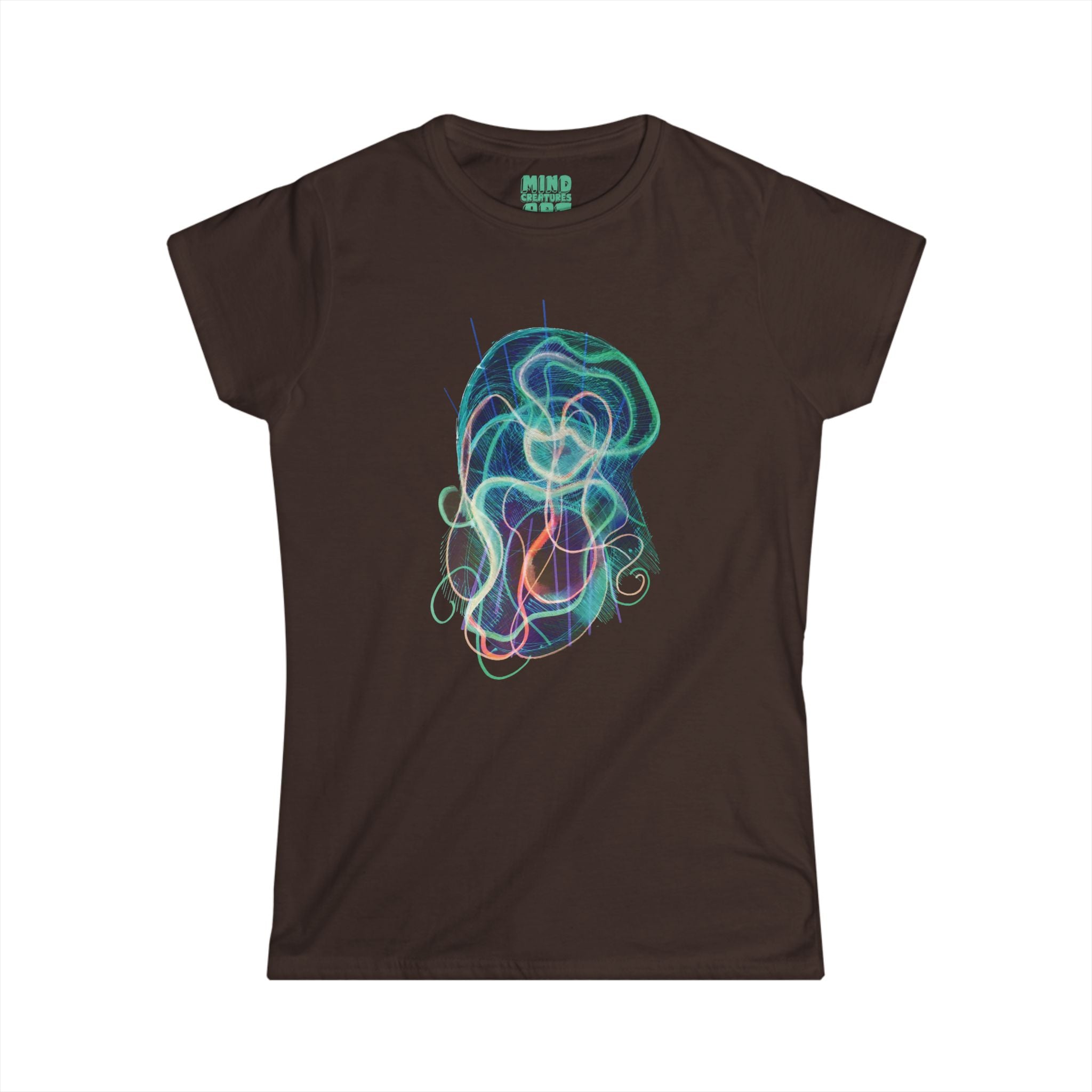 Davy Jones (Electric Teal) Women's Softstyle Tee