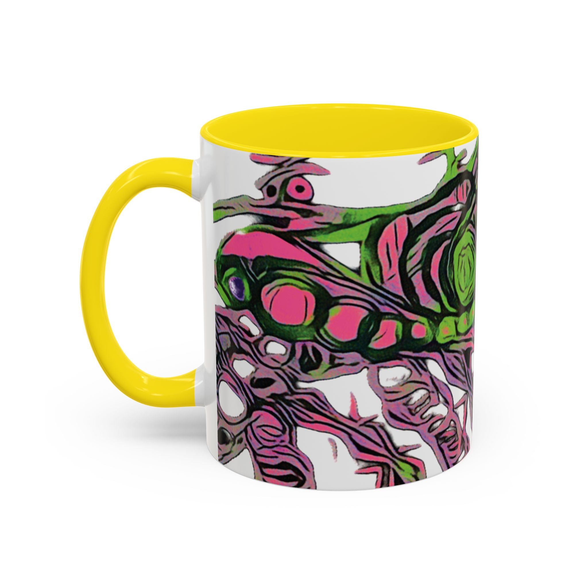 Vessel (Neon) Accent Coffee Mug (11oz, 15oz)