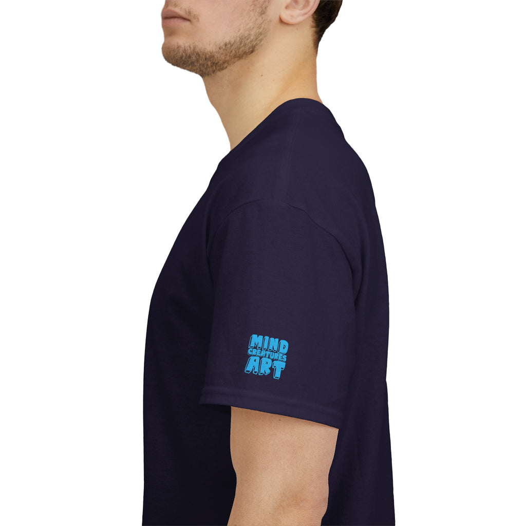 Cheshire (Blue & Yellow) Unisex Heavy Cotton Tee