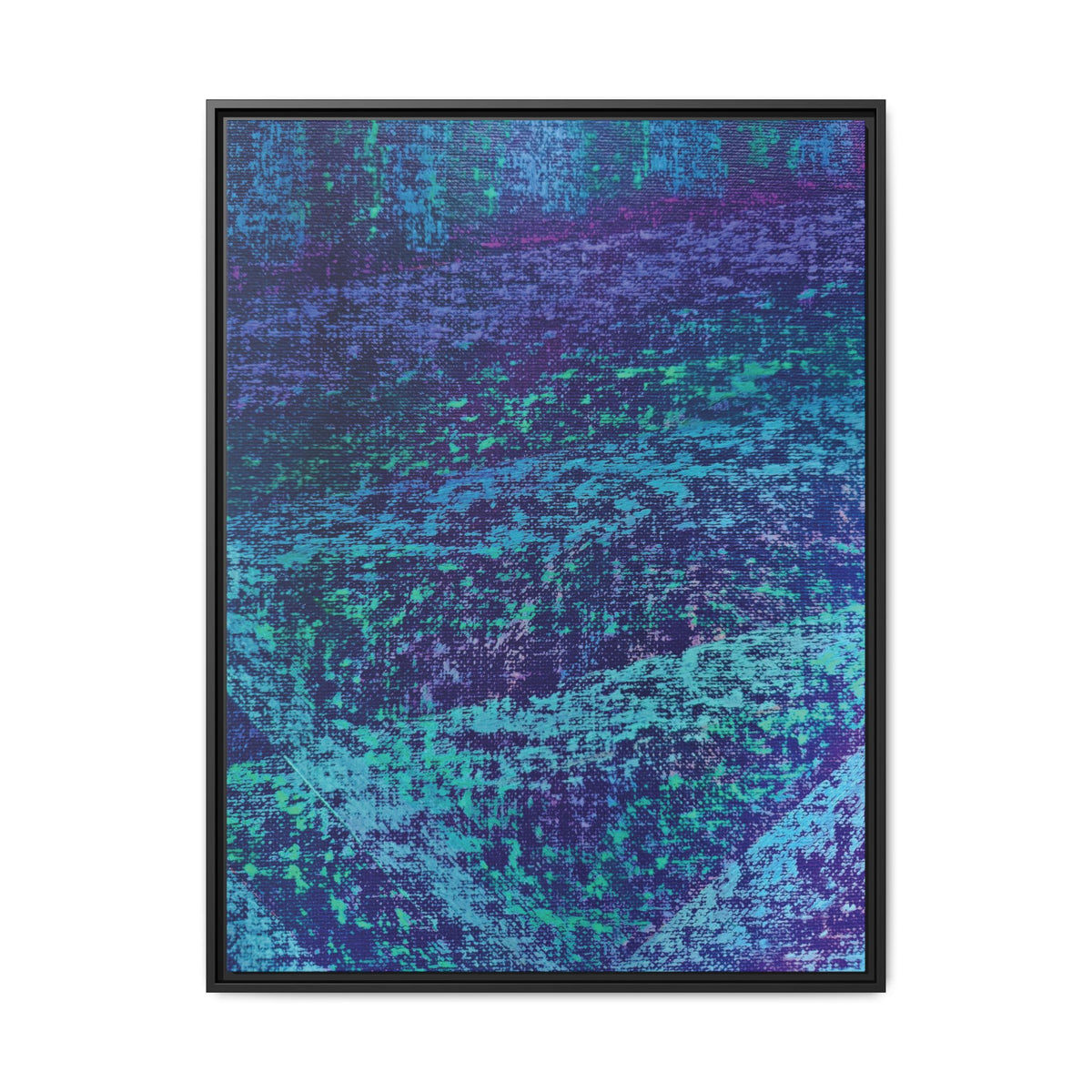 Lagoon Matte Canvas, Framed