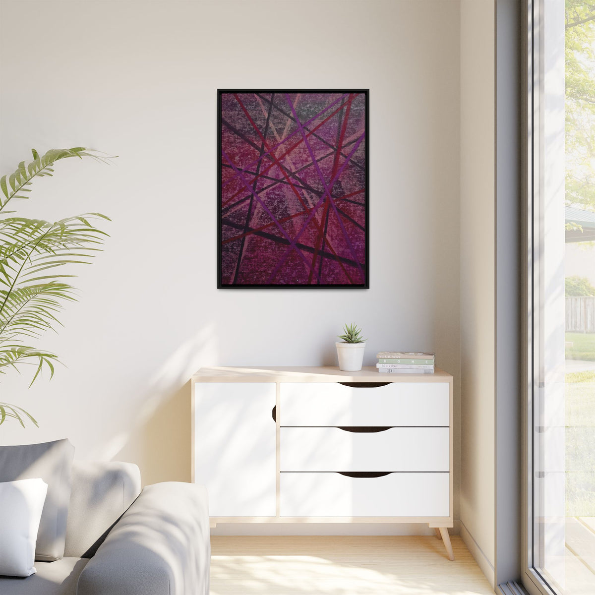 Knots Matte Canvas, Framed