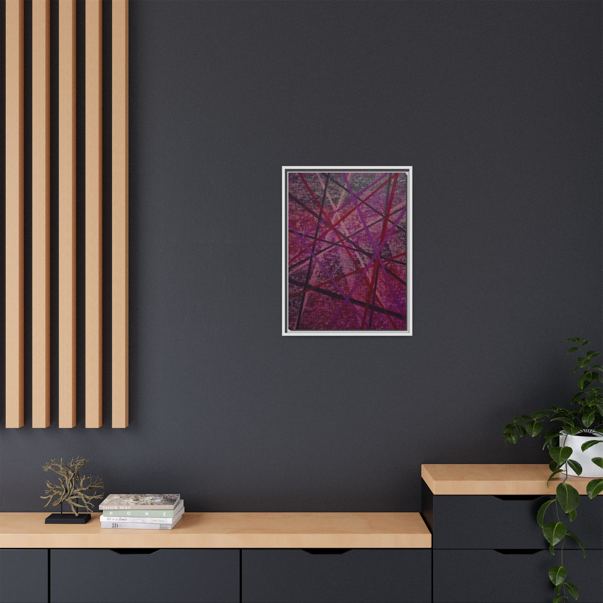 Knots Matte Canvas, Framed