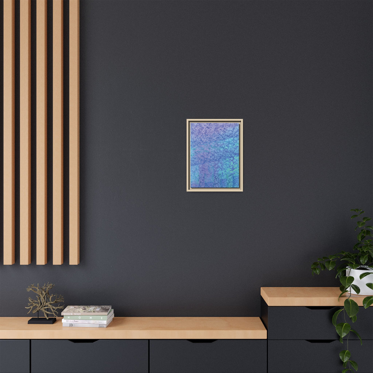 Oceanic (V2) Matte Canvas, Framed
