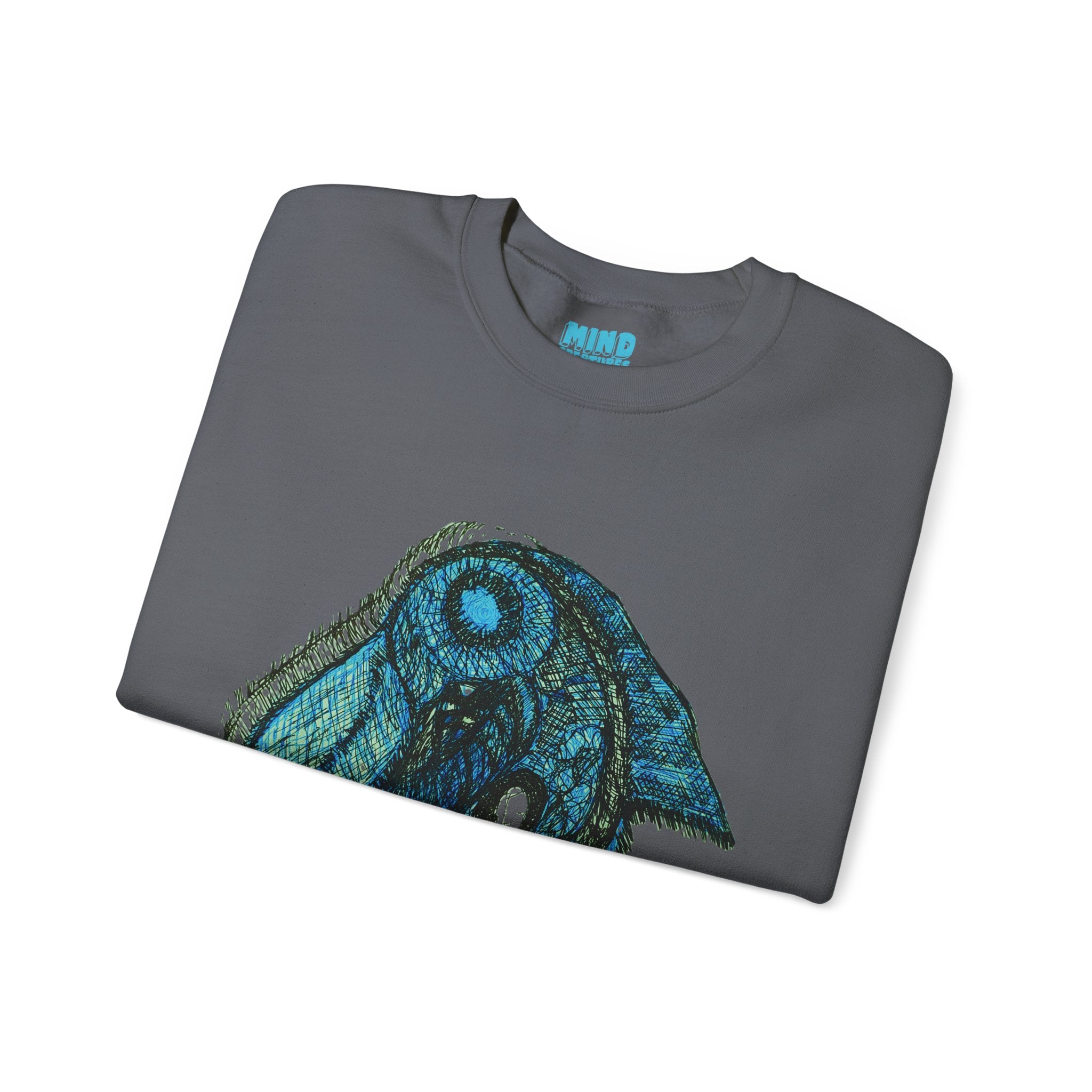 Who Are You? (Teal) Unisex Heavy Blend™ Crewneck Sweatshirt