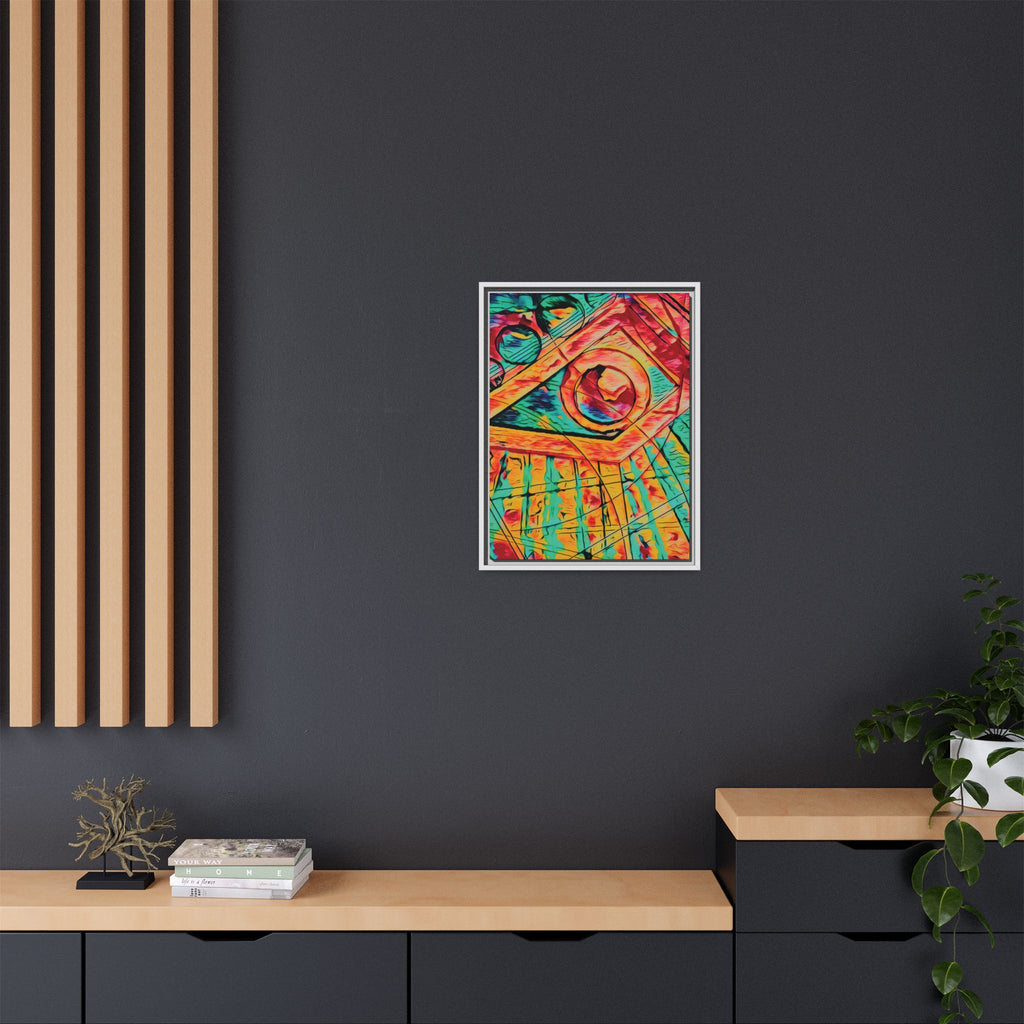 Love (Bright) Matte Canvas, Framed