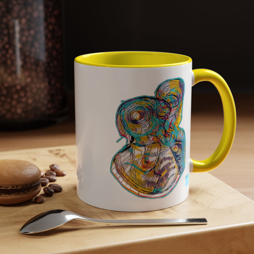 Curiosity (Teal) Accent Coffee Mug (11oz, 15oz)