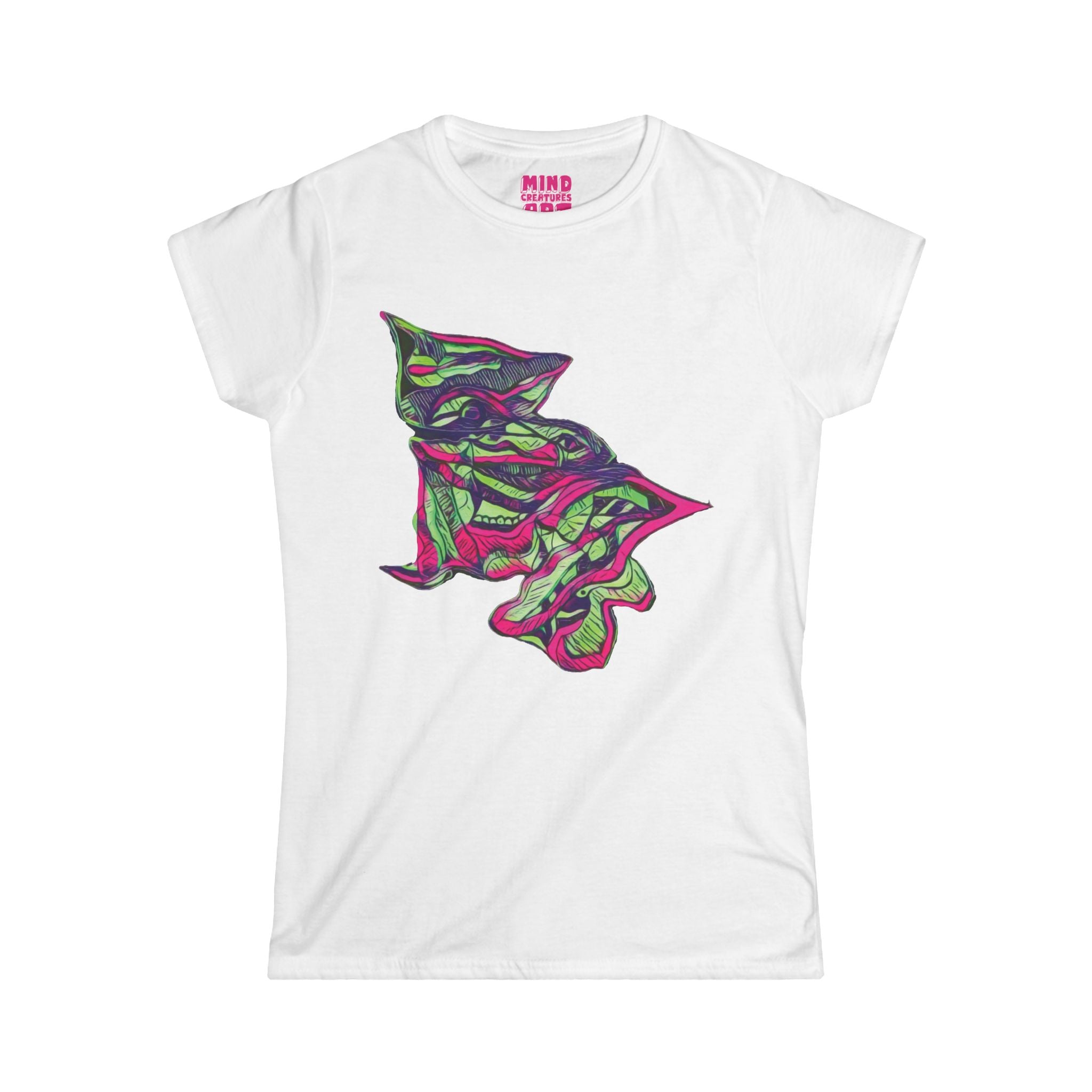 Cheshire (Pink & Green) Women's Softstyle Tee