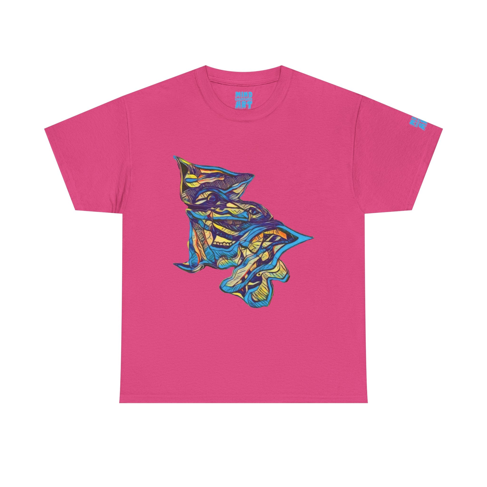 Cheshire (Blue & Yellow) Unisex Heavy Cotton Tee