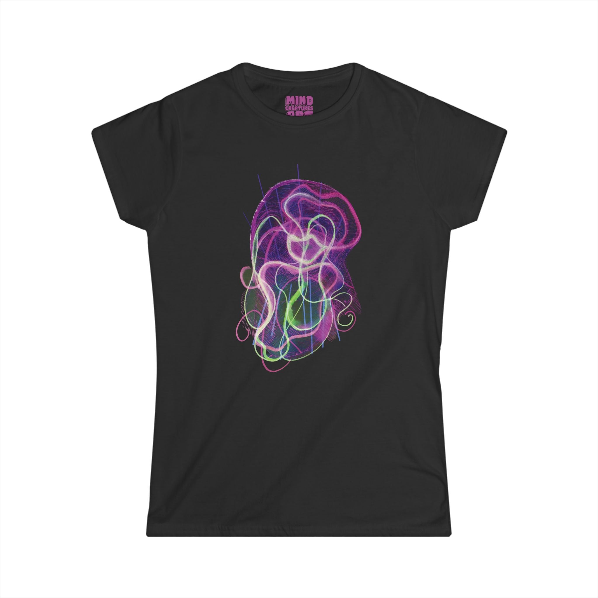 Davy Jones (Electric Purple) Women's Softstyle Tee