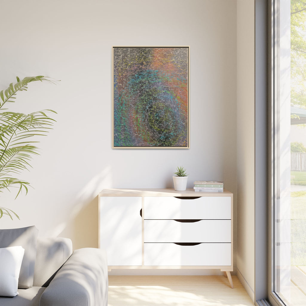 Iridescent Matte Canvas, Framed