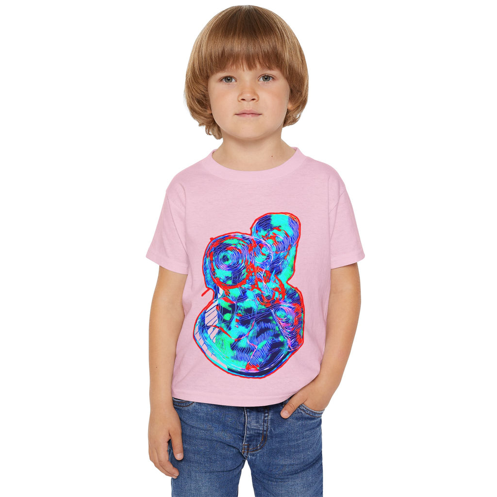 Curiosity (Blue & Red) Heavy Cotton™ Toddler T-shirt