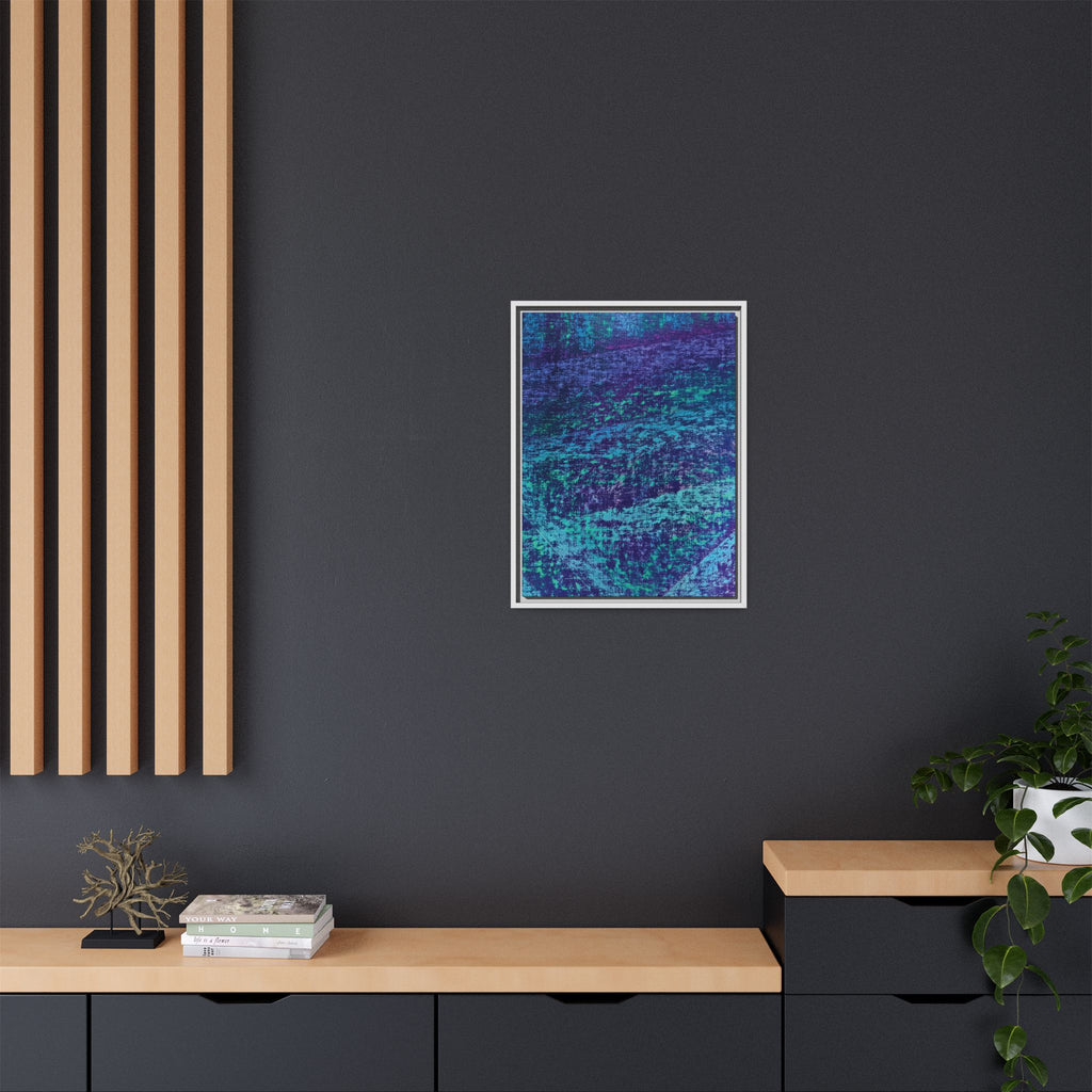 Lagoon Matte Canvas, Framed