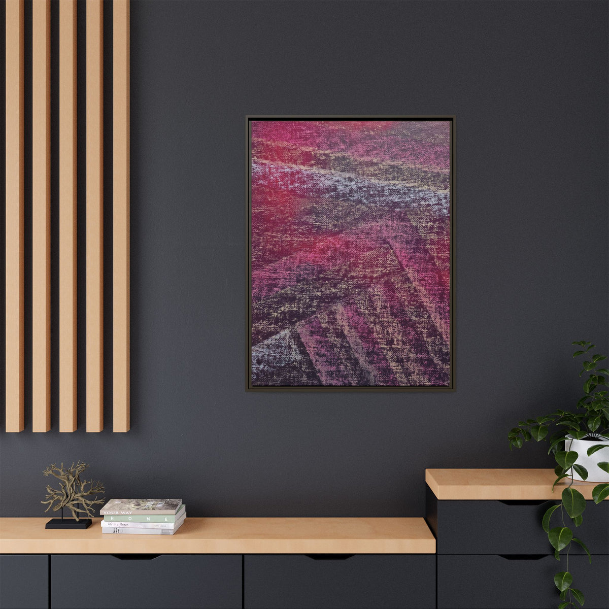 Voice Matte Canvas, Framed