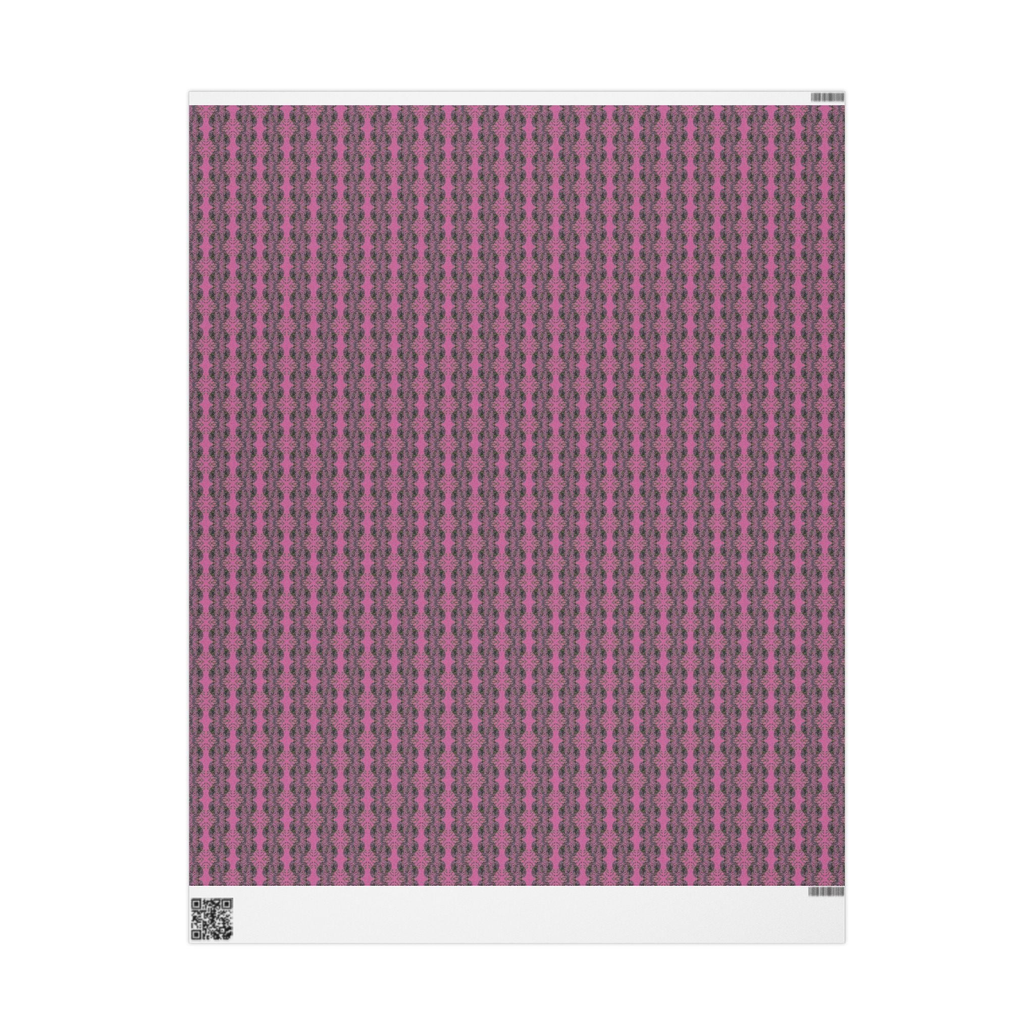 Vessel (Neon, Mirror, Pink Background) Heavy Wrapping Paper