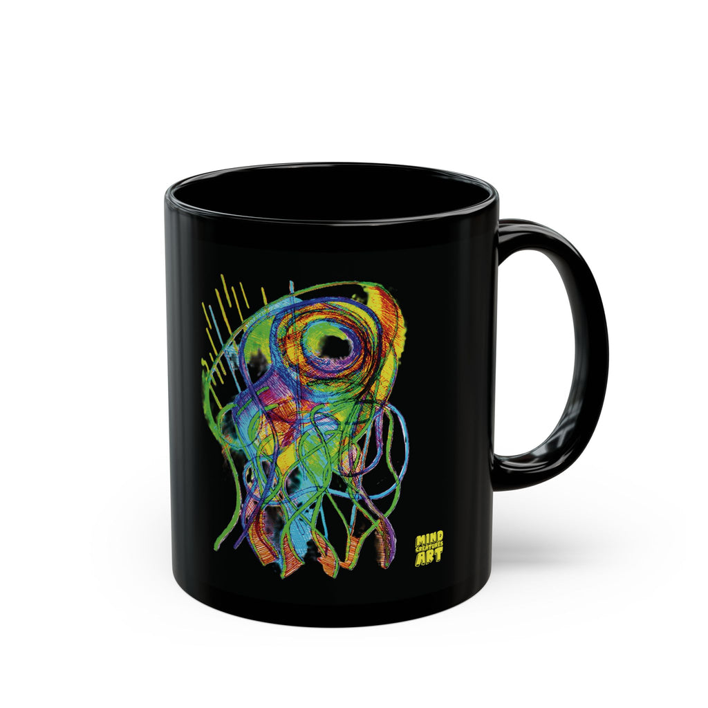 Jelly Jam Black Ceramic Mug (11oz, 15oz)