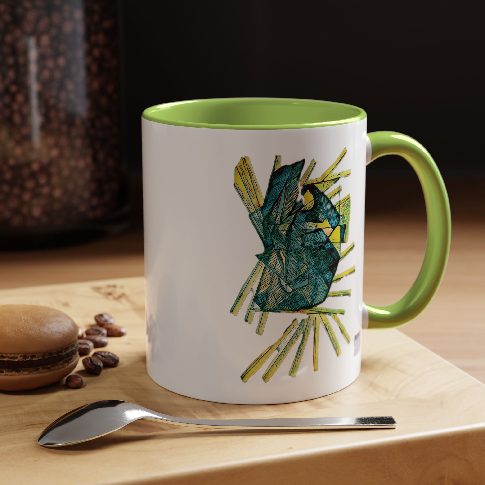 Lightspeed (Teal) Accent Coffee Mug (11oz, 15oz)