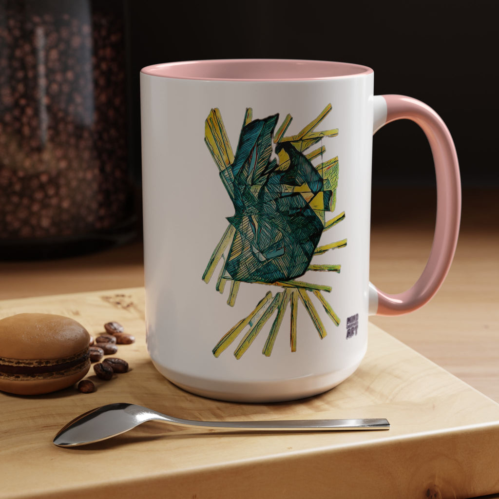 Lightspeed (Teal) Accent Coffee Mug (11oz, 15oz)
