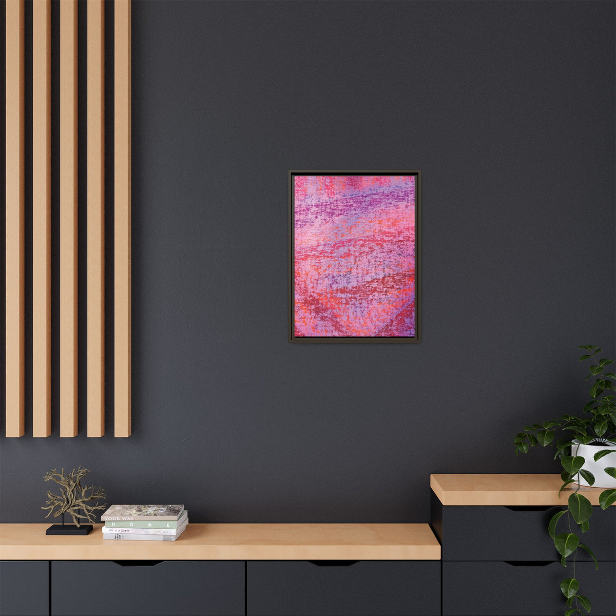 Lagoon (V4) Matte Canvas, Framed