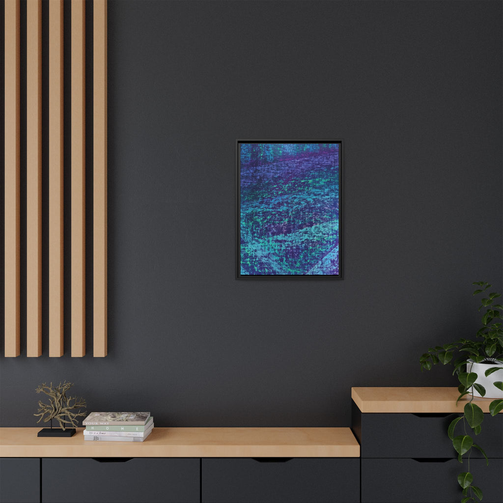 Lagoon Matte Canvas, Framed