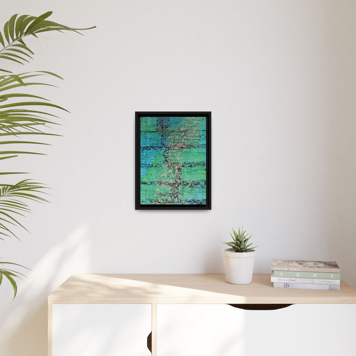 Experiment (V2) Matte Canvas, Framed