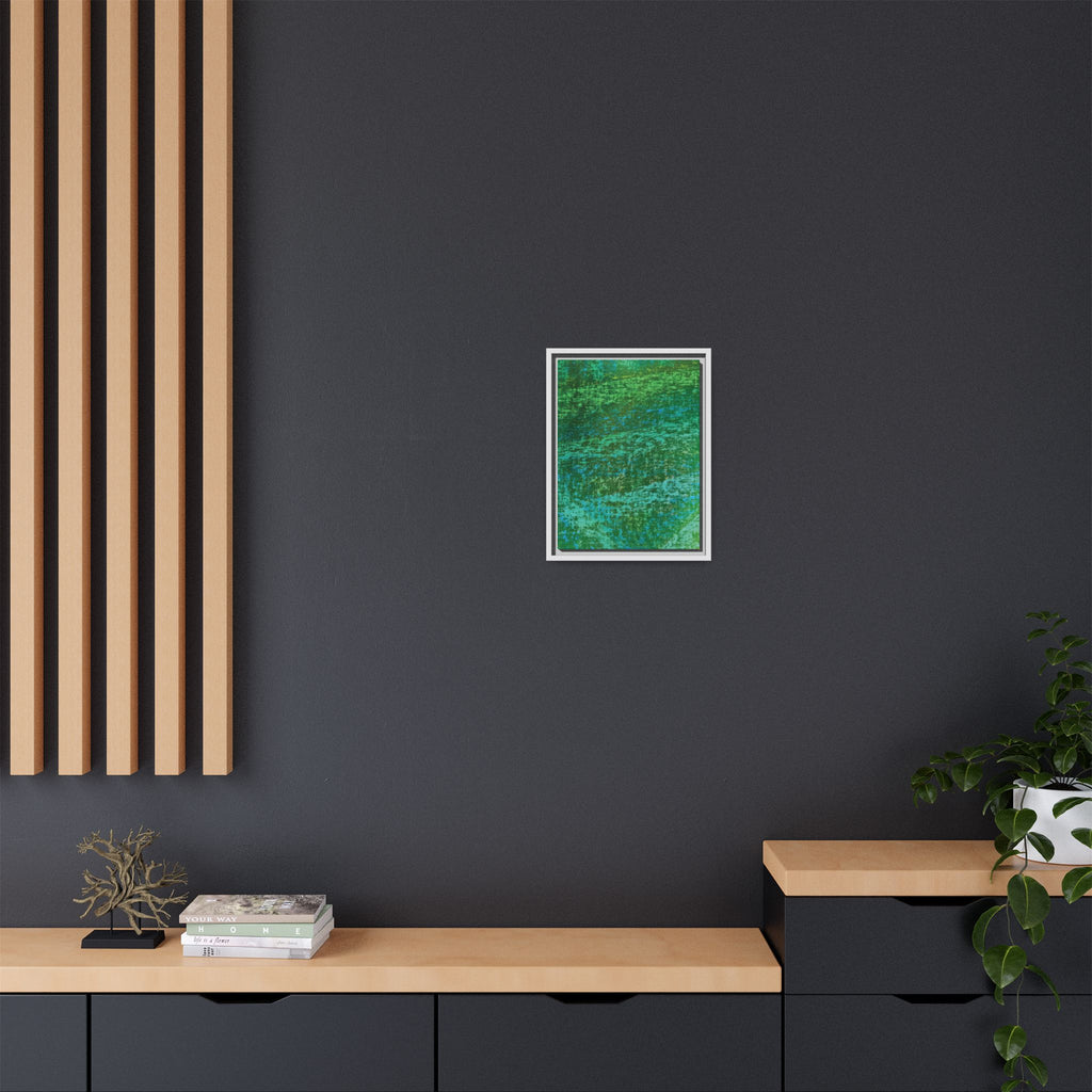 Lagoon (V2) Matte Canvas, Framed