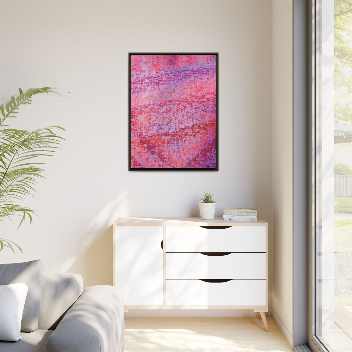 Lagoon (V4) Matte Canvas, Framed