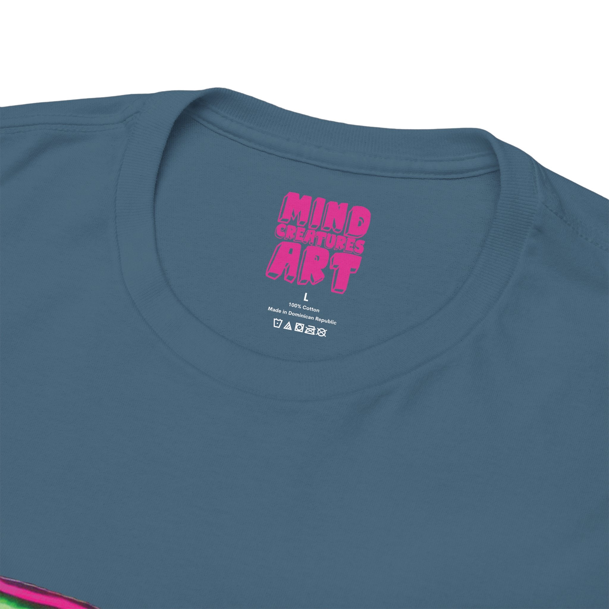 Cheshire (Pink & Green) Unisex Heavy Cotton Tee