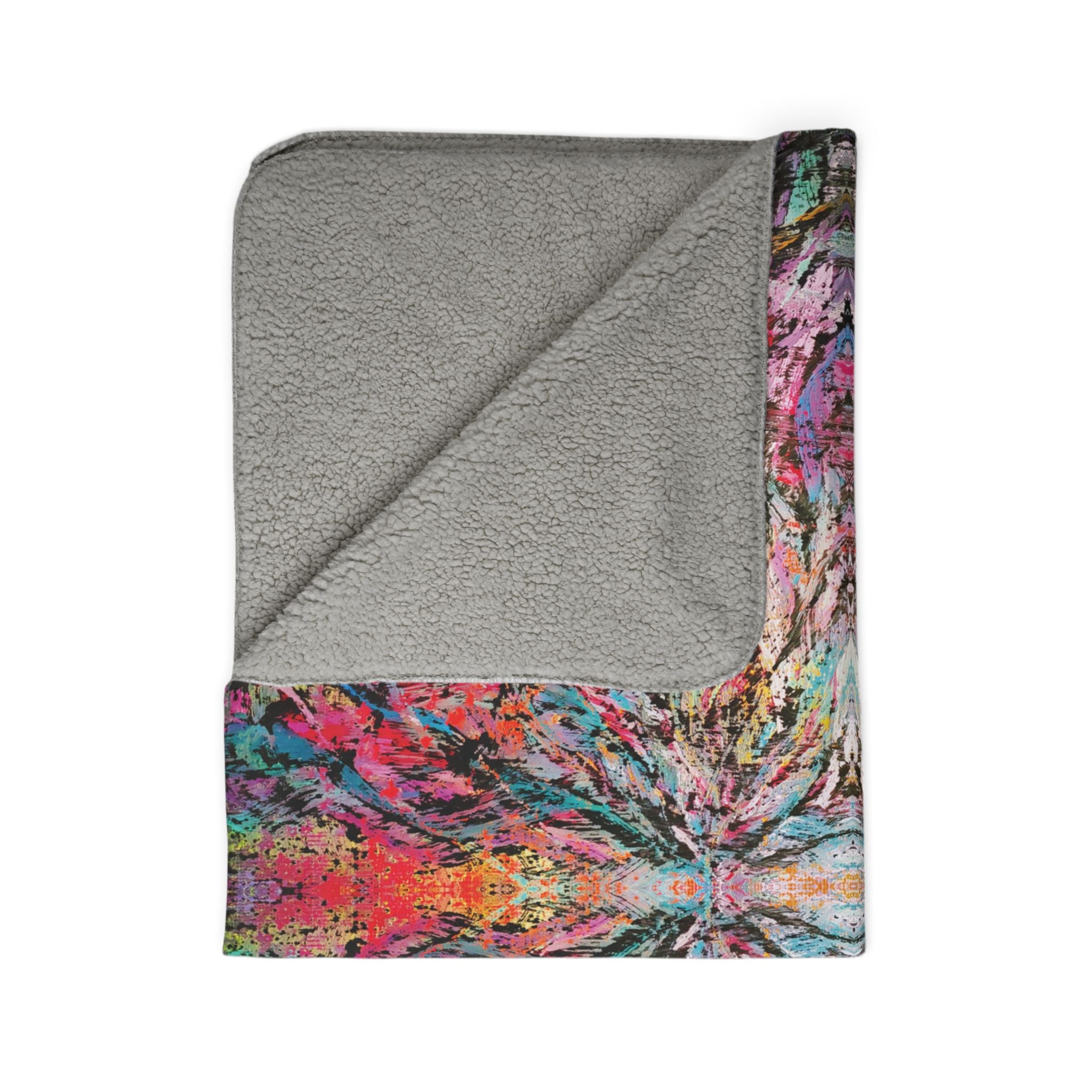 Thunder (Mirror) Fleece Sherpa Blanket
