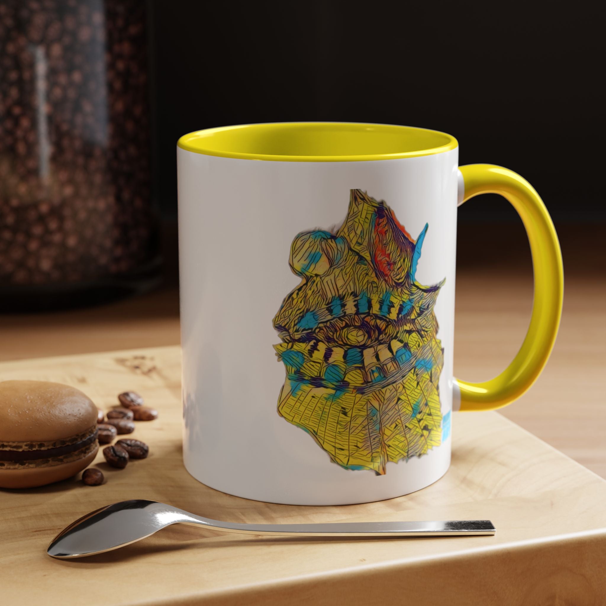 Hypnagogic (Neon) Accent Coffee Mug (11oz, 15oz)