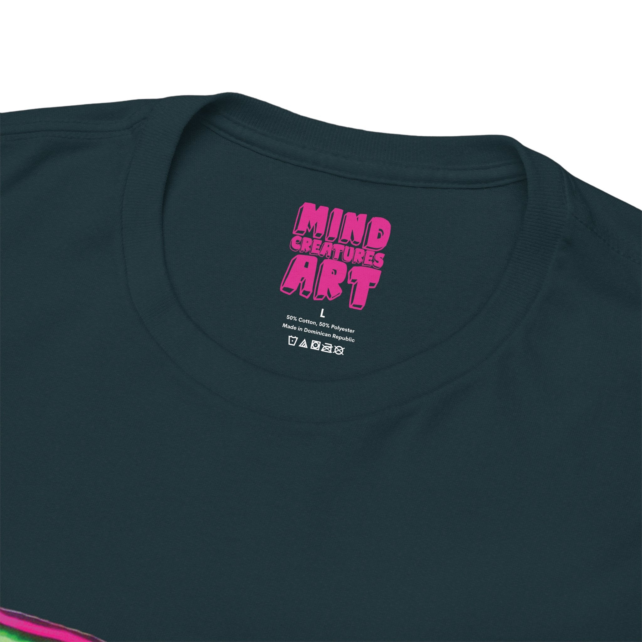 Cheshire (Pink & Green) Unisex Heavy Cotton Tee