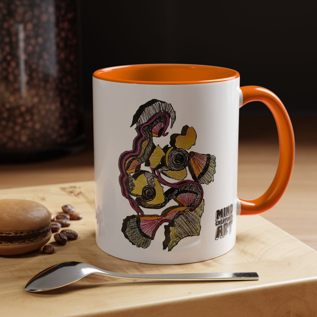 Crimson Teacher Accent Coffee Mug (11oz, 15oz)